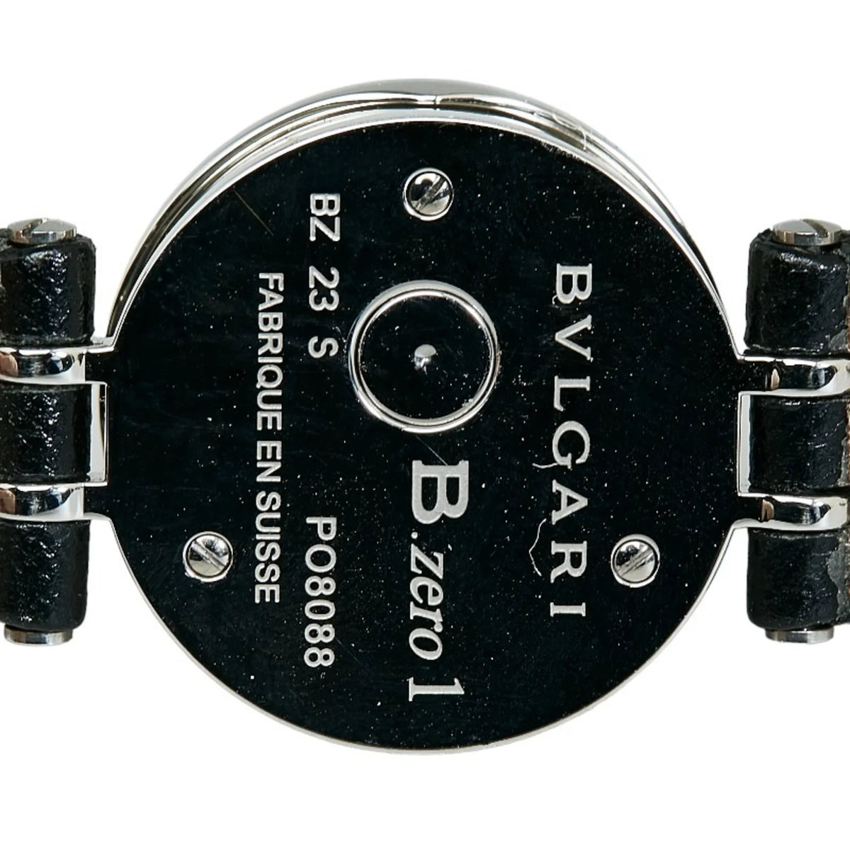 Pre-Owned Quartz BVLGARI Stainless B Ladies Watch Zero Dial BZ23S One Navy (Good) Bvlgari Diamond Shell Steel