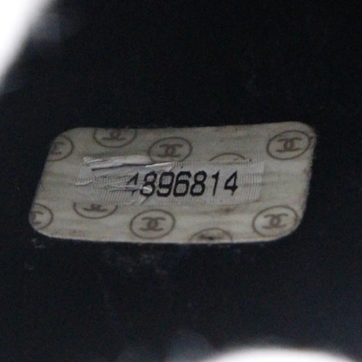 Black Skin (Good) Made in Handbag Vanity Coco Zipper Matte Ladies Pre-Owned Caviar Mark France