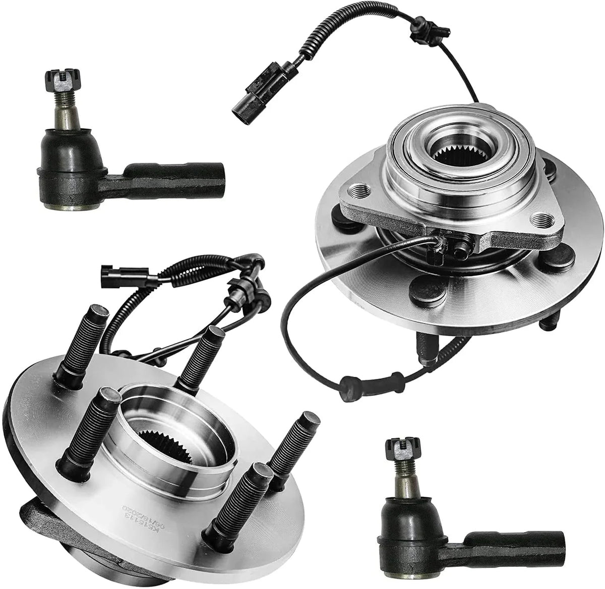 5LUG Replacement 1500 Dodge Detroit and Assembly 2008 [Excludes Axle 2006 Cab] 2007 Ram - Wheel Tie Hubs for & Rods Outer Bearing Mega Front