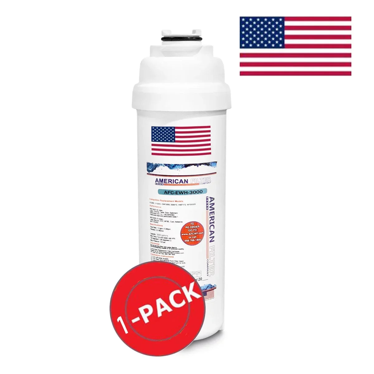 # AFC Filters , , in Fountain Model 1 Filter with , AFC-EWH-3000 Compatible U.S.A. - WaterSentry® Made Brand - liquid LZS8WSLP