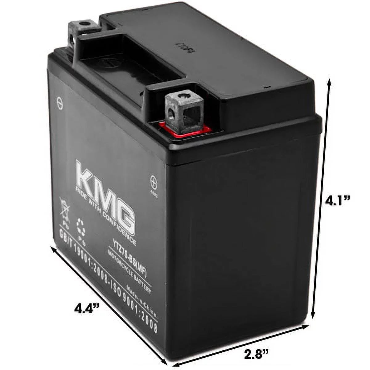 YTZ7S Powersport Watercraft Motorcycle Battery Sealed 12V with SP 50 Scooter Compatible 2002-2012 CHF50 Battery Replacement Maintenance Free Metropolitan, II, KMG Performance Honda High SMF