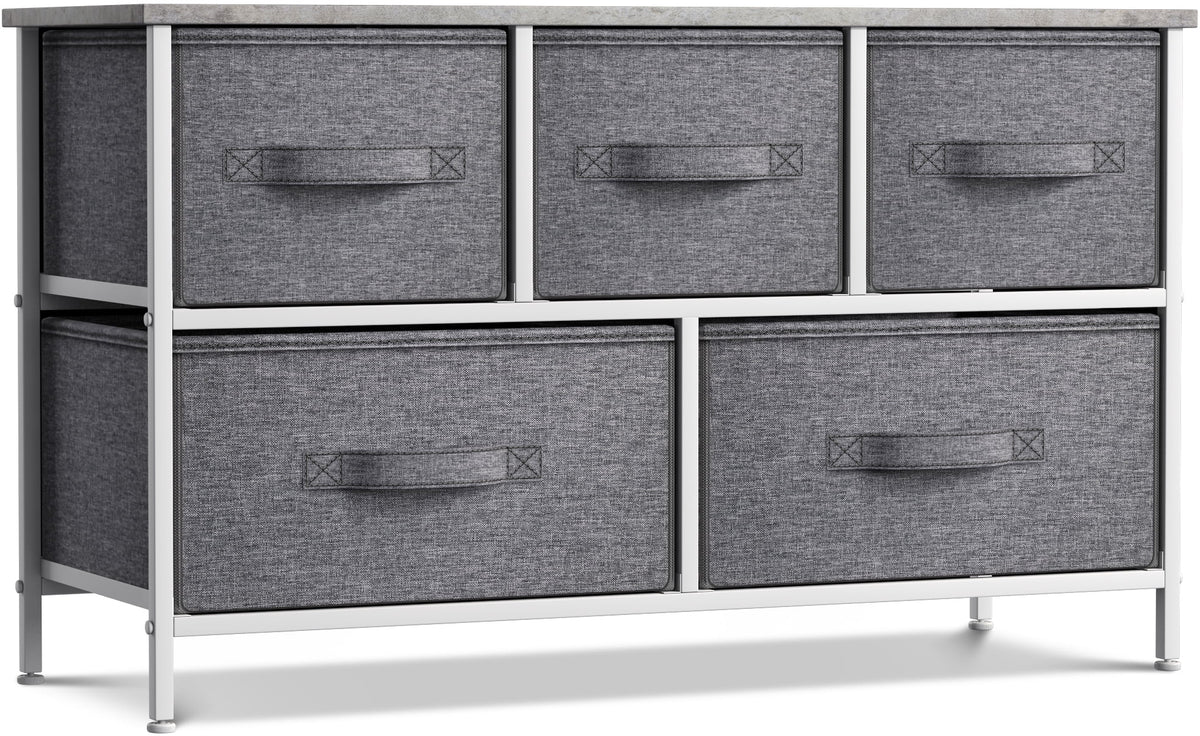 Storage Cube Grey Dresser -