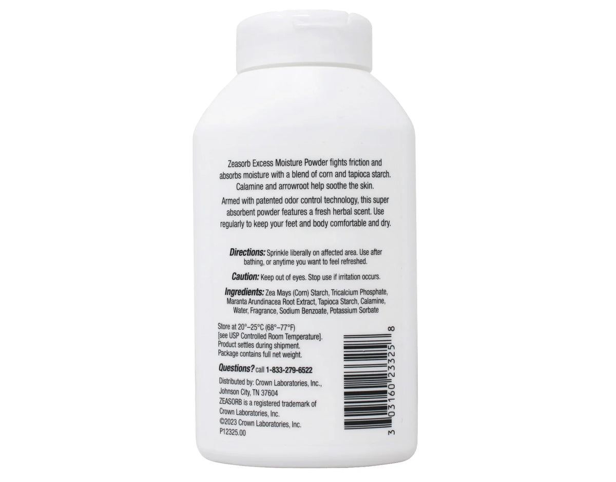 Zeasorb - 2.5-Ounce Pack Super Absorbent Bottle Powder 6 Each Prevention