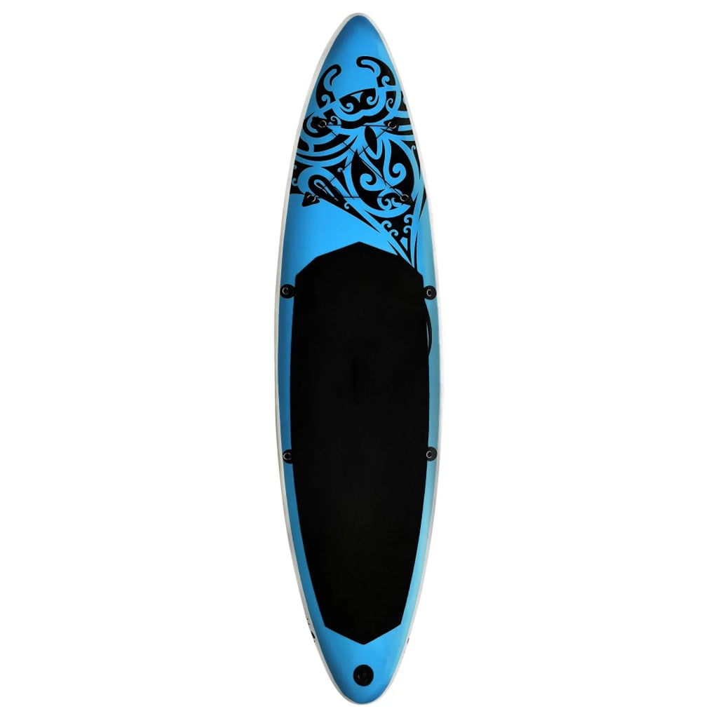 Set 120.1"x29.9"x5.9" Carevas Paddleboard Inflatable Blue