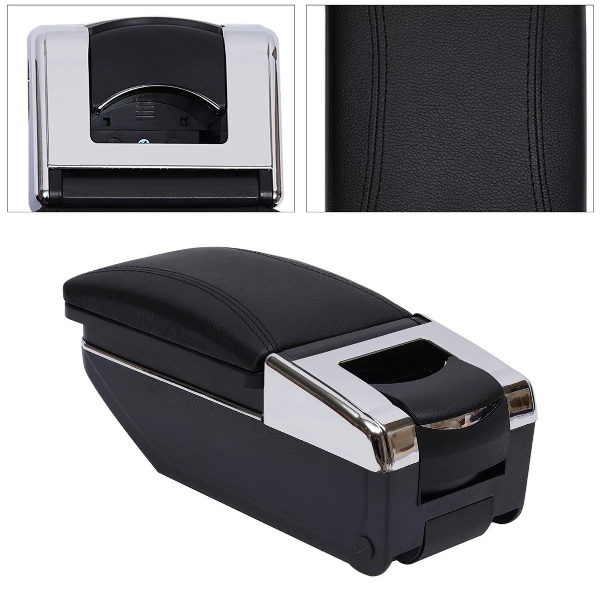 Center 07-2011 Storage Hatch Container Black Armrest Nissan Console Versa 2012 Box For