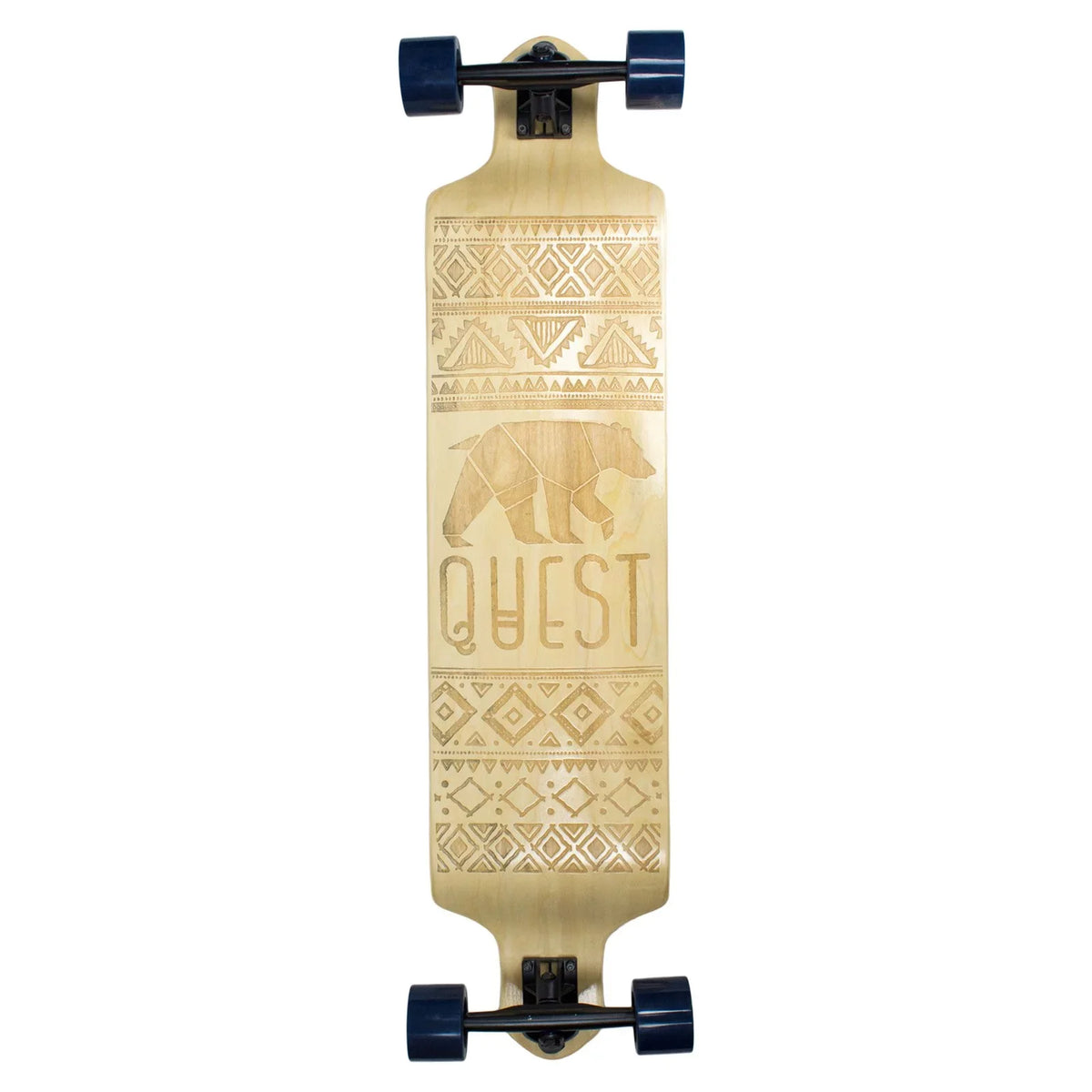 Drop Native California Etched 41" Longboard Board Quest Down