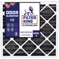 MERV Filters USA Air | dimension: x Filter MADE x Carbon .75" | 8 23.5x25x1 Furnace Actual | 23.5 A/C 4-PACK | King Filter IN Pleated HVAC 25