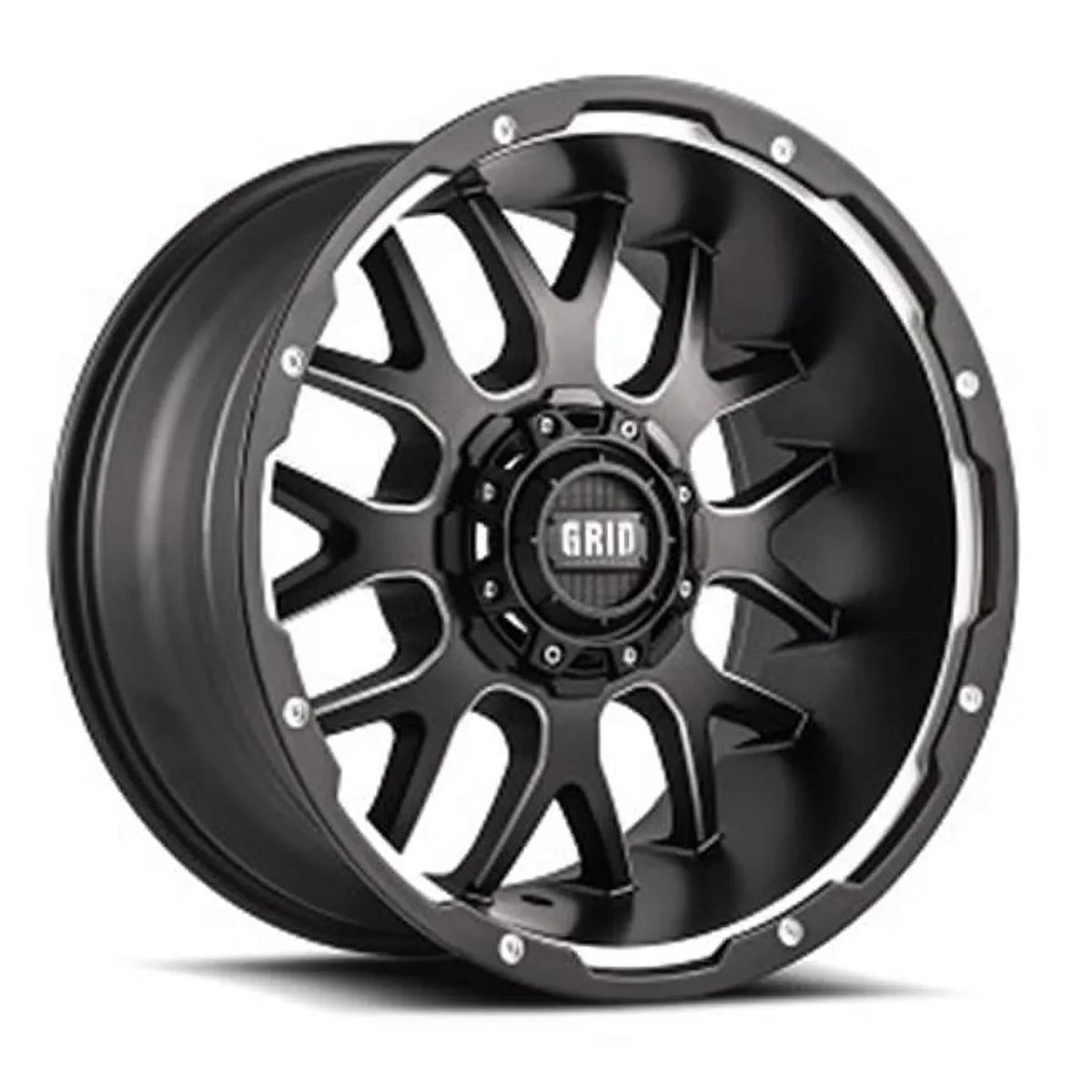 in. 18 4A18090CIN Wheels x 9 GD04A Insert Wheel Chrome Grid