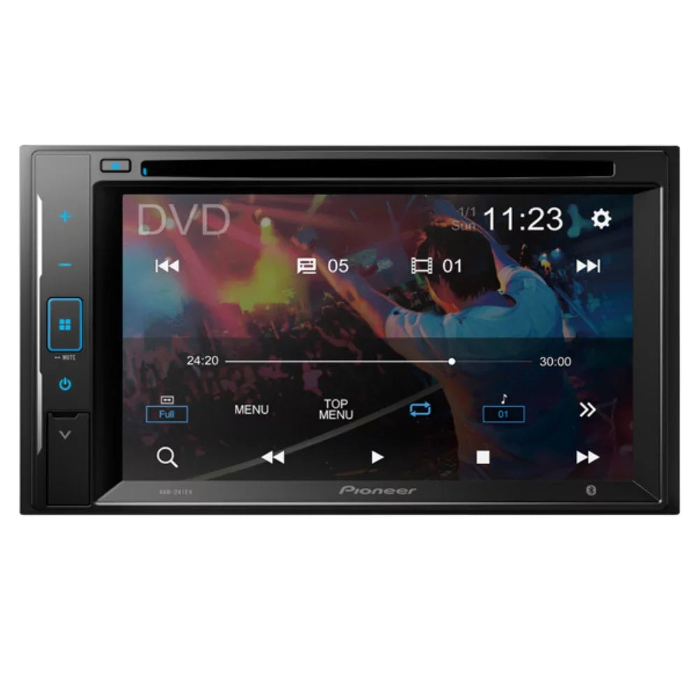 2002-2005 Double Bluetooth/Backup DIN for 2 Kit/in-Dash W/ Camera/Installation Pioneer Explorer KIT4747 Car Receiver 6.2" AM/FM Bundle Media AVH-241EX DVD/CD Touchscreen Digital Door Stereo with
