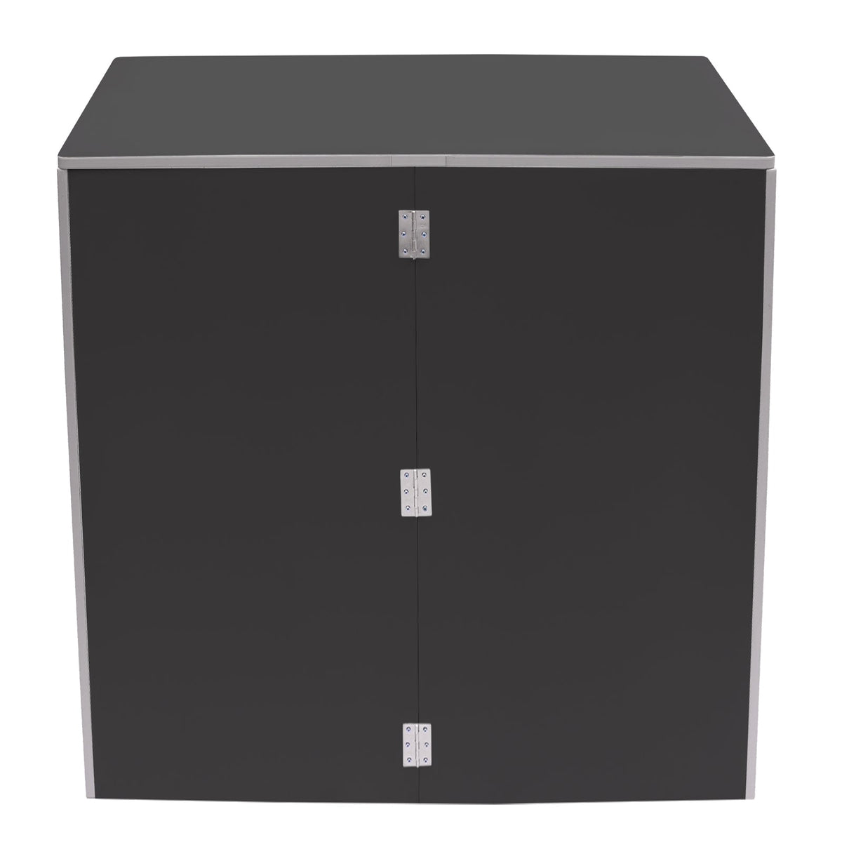 Foldable Event 19.5x47.75x42.75in bar Portable Cabinet Aluminum with Black TOOL1SHOoo Edging