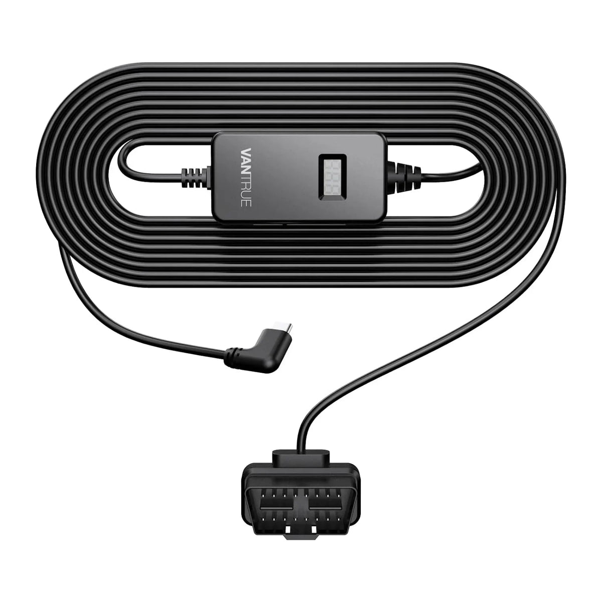 for with Hardwiring Dashcams Vantrue listing) USB-C Cable LCD (See OBD Screen