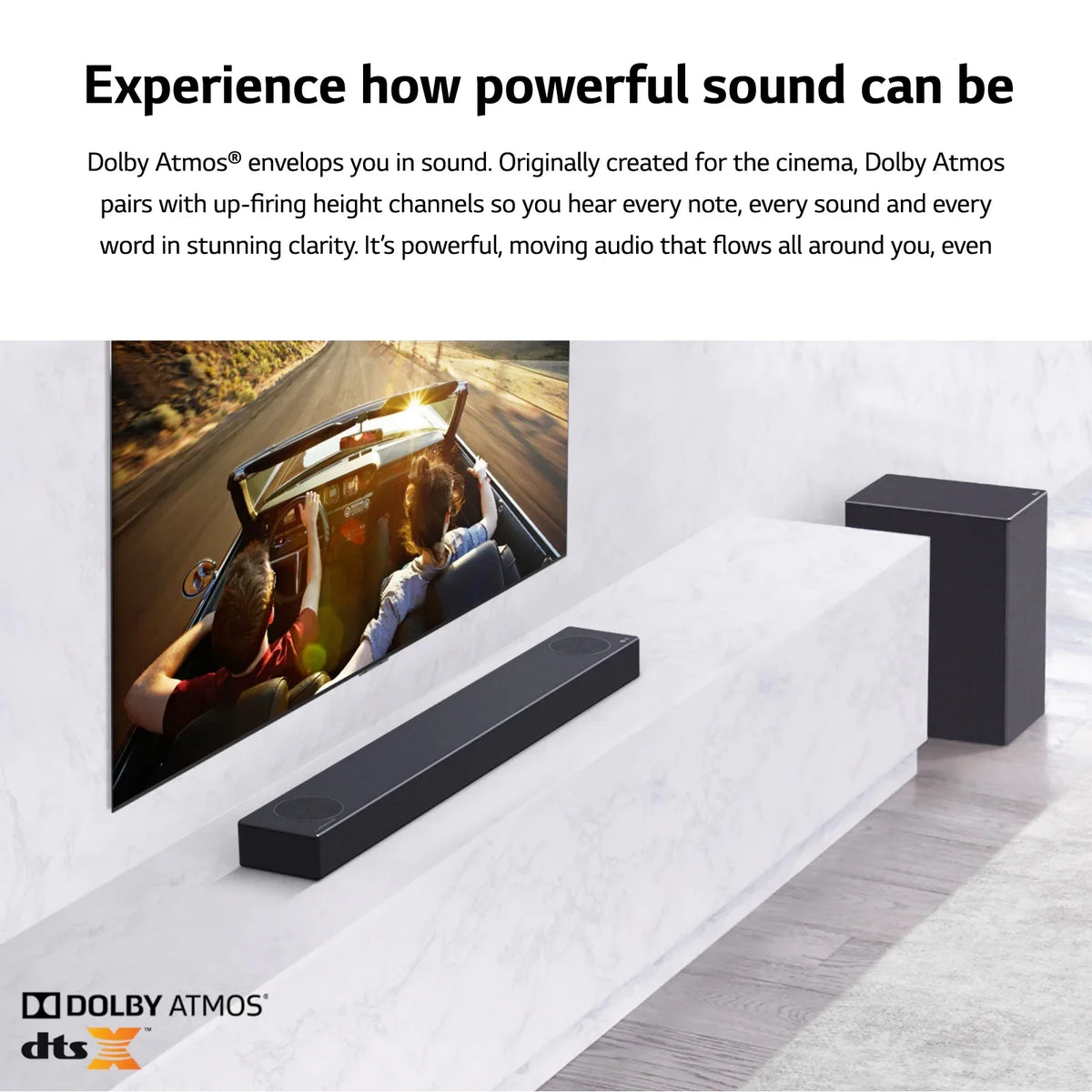 with Soundbar 3.1.2 Res High Restored Pass-Through, Dolby and Atmos Audio 4K (Refurbished) SPM7A LG Channel