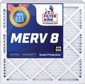 Actual 3-PACK A/C | Filters 14.5x23.5x1a Pleated x | HVAC | Filter | Furnace King 23.5 Filter dimension: 14.5 MADE MERV IN x Air .75" 8 USA