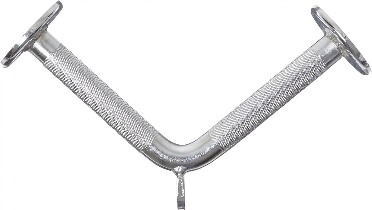 V Barbell Bar Press Shaped Attachments Down Cable