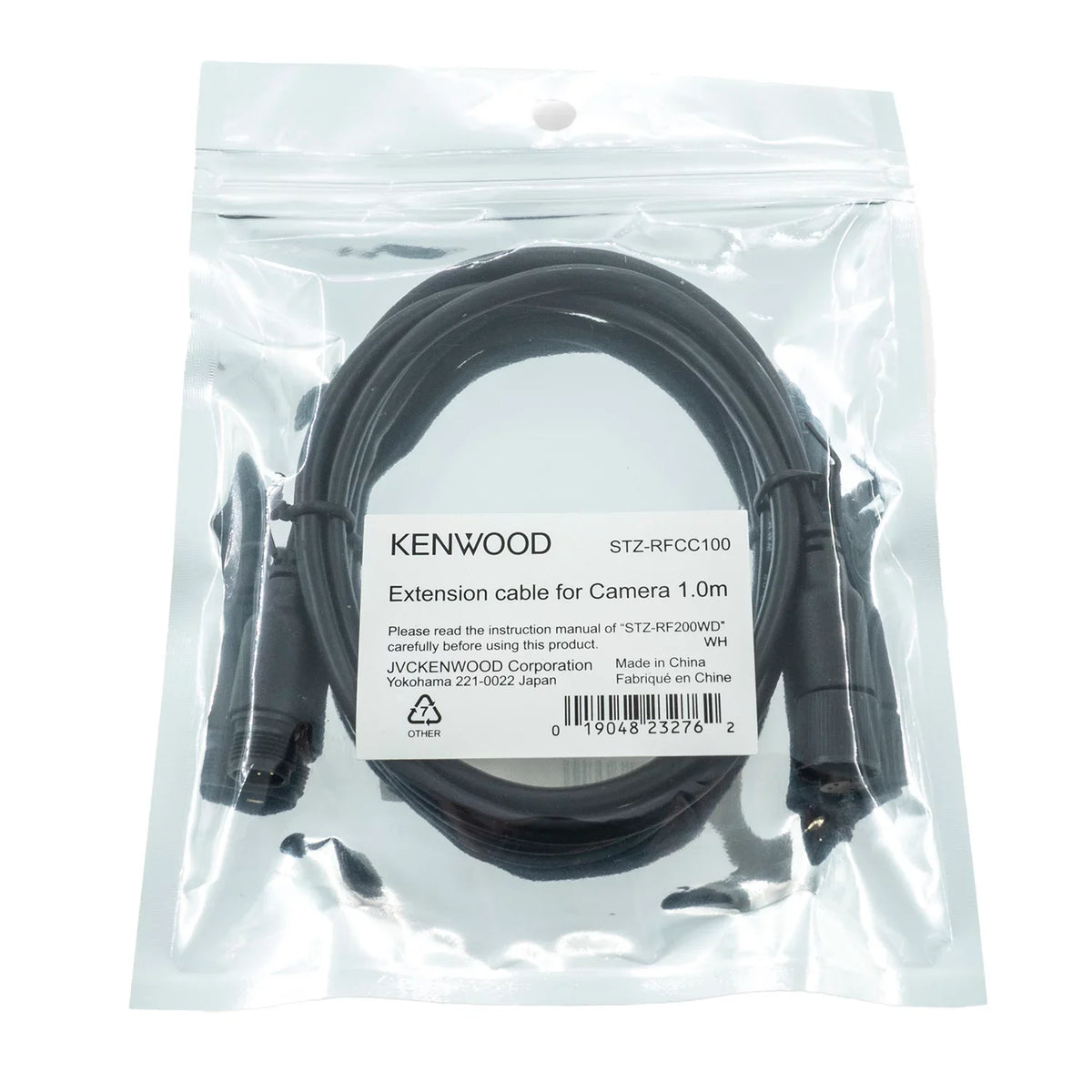KENWOOD Cable KENWOOD (3.2 System Camera Motorsports Front-and-Rear STZ-RFCC100 Action for STZ-RF200WD Camera Extension Ft.)