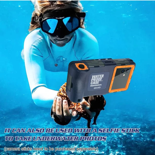 Diving Professional to Video Underwater Photo Housing UrbanX Waterproof Reno5 Swimming Up Oppo Surfing [15m/50ft] Protective Inch all with Lanyard LCD Case F Phones Snorkeling for 6.9 And