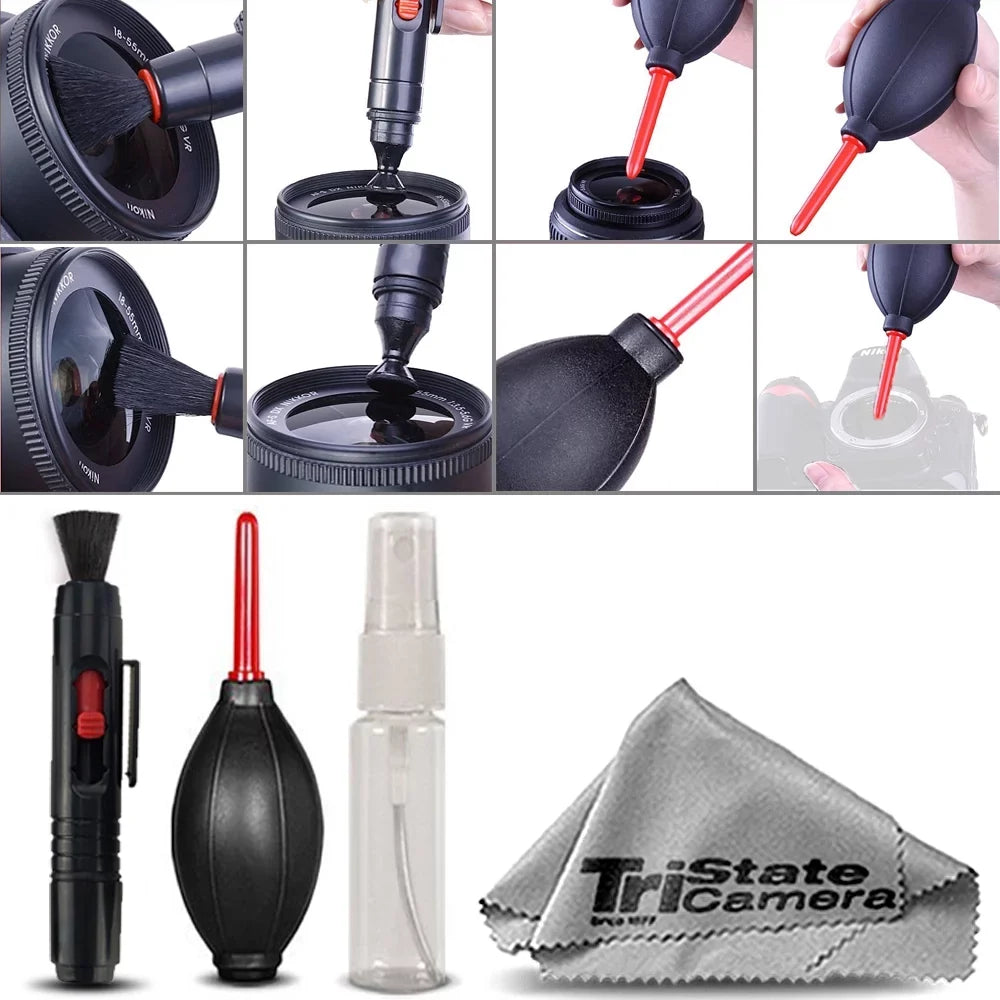 f/4.8-6.7 + Flash II Lens- ED Kit 64GB Digital Accessory M.Zuiko Video Olympus - 75-300mm Bundle