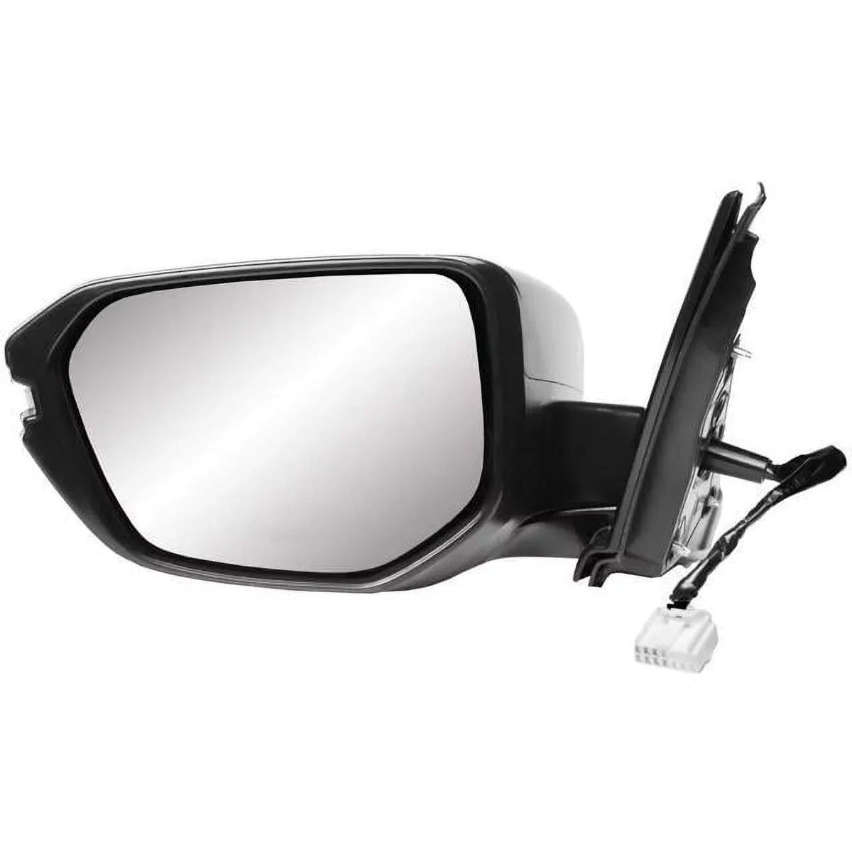 w/turn Hatchback, trim, w/o w/PTM chrome Driver black Mirror Side L, HONDA camera, cover, 63636H K-Source HP(17-20) (textured Civic for signal, w/o foldaway),
