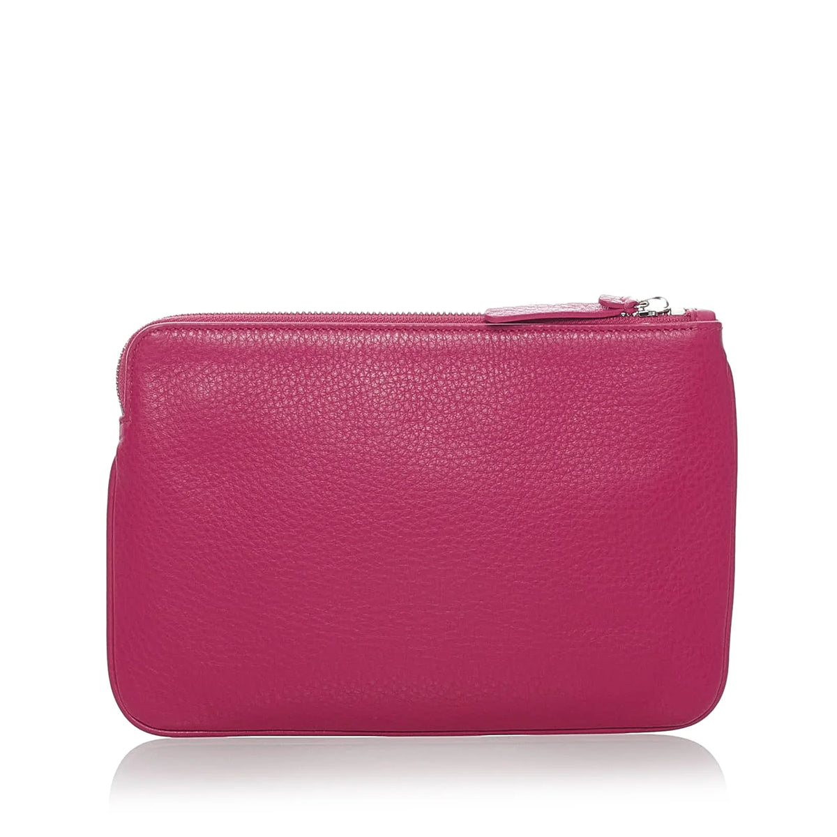 Pink Calf XS (Good) Authenticated Leather Balenciaga Pouch Everyday Women Pre-Owned